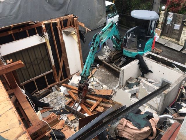 木造2階建て共同住宅解体工事(東京都渋谷区上原)　工事後の様子です。